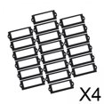 thumbnail image 1 of Portaetiquetas de Archivo Macarena para cajón de Metal negro 4x20x, 1 of 8