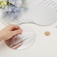 thumbnail image 3 of 10pcs Acrylic Mirror Sheets for Wall Decorations Flat Round White 150x0.8mm, 3 of 6