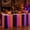 B, variant on Halloween Wavy Foil Fringe Table Skirt Black Orange Purple Metallic Table Curtain, Spooky Trick or Treat Dessert Table Cover for Party Decor, Shiny Plastic Streamer for Candy Station Wall Background