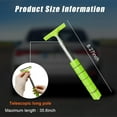 thumbnail image 2 of A house of tools Car Side Mirror Squeegee, 35.6'' Retractable Rearview Mirror Wiper, Mini Portable Auto Window Squeegee Cleaner, Universal Vehicle Glass Cleaning Tool for Rainy Foggy Weather (Green), 2 of 11