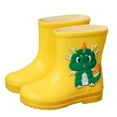 thumbnail image 2 of Caywon Everyday Delights Rain Boots PVC Rain Boots-Waterproof Easy-On Boots Outdoor Home Rubber Shoes with Easy on Handles(1-8Years), 2 of 3
