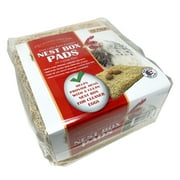 Pecking Order Chicken Nest Box Pads 10 Pack, Made with Great Lakes Aspen Excelsior Wood Fibers. Brown in color for a natural look.