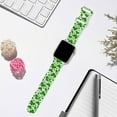 thumbnail image 6 of BRADCET Compatible With Apple Watch Band iWatch Bands 38mm 40mm 41mm 42mm 44mm 45mm Ultra 49mm Women Men, Soft Silicone Printed Sport Band Wristbands for iWatch Series 9 8 7 SE 6 5 4 3 2 1, 6 of 9
