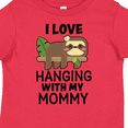 thumbnail image 4 of Inktastic I Love Hanging out with My Mommy with Sloth Boys or Girls Toddler T-Shirt, 4 of 5