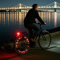 thumbnail image 5 of Bike Tire Valve Stem Light - LED Waterproof Bicycle Wheel Lights Neon Flashing Lamp Glow in the Dark Cool Safe Accessories, 5 of 7