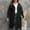 Black, variant on Antqov Cardigan Sweaters for Women, Solid Color Tapered Sleeves Long Oversized Sweater Coats with Pockets, Outdoor Fashion Casual Chunky Cardigans