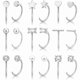 thumbnail image 1 of Chenchen 14K Gold Huggie Half Hoop Earrings,Cartilage Helix Open,Backless Earrings for Women,9 Pairs Hypoallergenic 316L Stainless Steel Jewelry Set,Trending Valentine's Day Gifts, 1 of 1