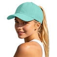 thumbnail image 2 of Ponytail Hats for Women Lightweight Breathable Mesh Back Baseball Cap Trucker Hat, 2 of 7