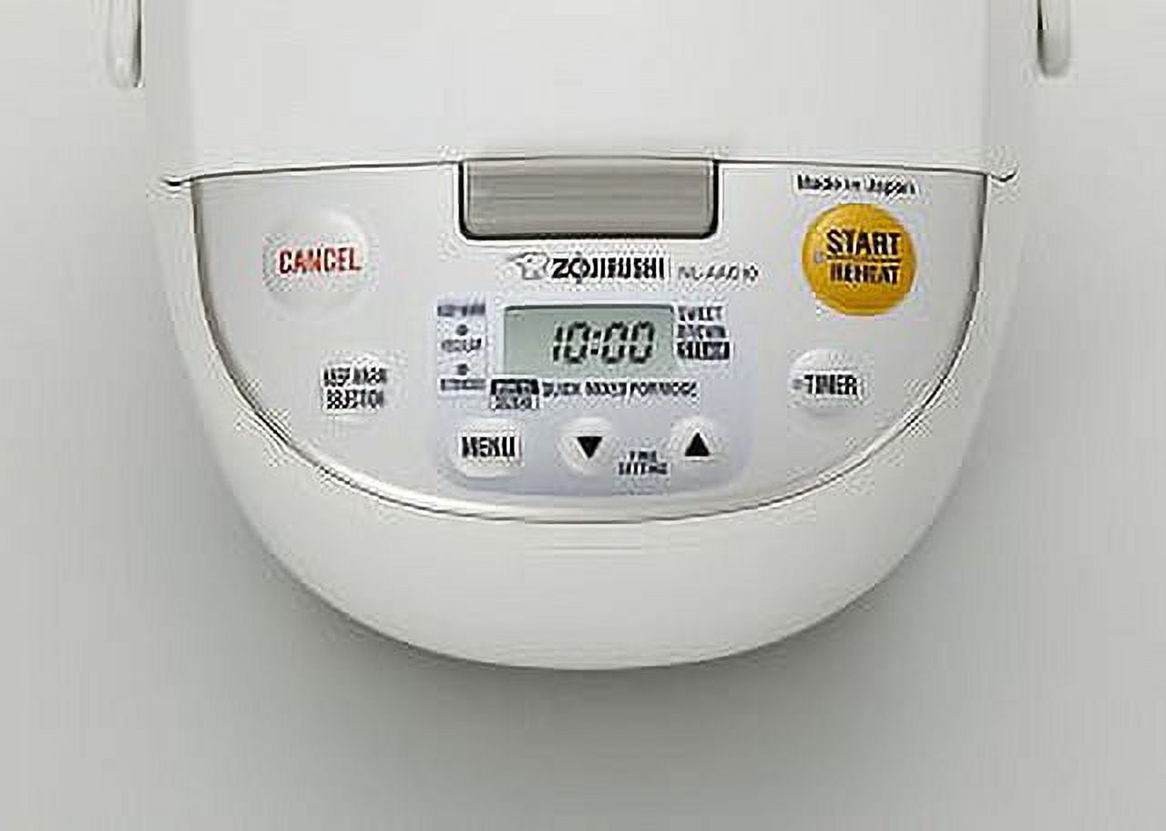 Zojirushi NL-AAC10CA 5.5 Cup (Uncooked) Micom Rice Cooker & Warmer, Beige, Made in Japan