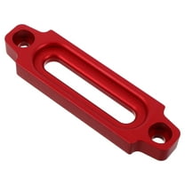 STRANDCHIC Red Aluminum Fairlead for Synthetic Winch Rope Compatible with Off-Road Vehicle Recovery