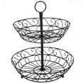 thumbnail image 6 of Sorbus 2-Tier Countertop Fruit Basket Holder & Decorative Bowl Stand in Black, 6 of 6