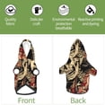 thumbnail image 6 of Gaeub Gothic Eastern Floral Skull Dog Hoodie Sweatshirts Warm Dog Clothes for Small Dogs,Puppy and Cat Costume-XX-Large, 6 of 7