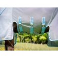 thumbnail image 4 of Amigo AmECO Bug Buster Fly Sheet (No Fill, Hood), Silver (Sky Blue Trim), Size: 87, 4 of 5