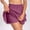 Hot Pink women elastic waist shorts skirt a1, variant on Women Elastic Waist Flowy Mini Shorts Skirt Casual Summer Party A-Line Skirt Shorts Beach Lounge Wear, White S