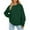 24#Dark Green, variant on Oversized Sweatshirt for Women 2025 Fall Long Sleeve Y2K Pullover Top Crewneck Sweat Shirts White M