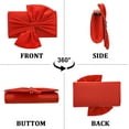 thumbnail image 3 of Kwuty Bow Clutch Purses for Women Evening Bag Formal Vintage Satin Handbags for Bridal Wedding Party, 3 of 6