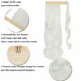 thumbnail image 5 of Benehair Clip in Ponytail Extensions for Women Wrap Around Long Thick Straight Curly Hairpiece, 5 of 13