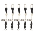 thumbnail image 1 of S SERENABLE 5/10 Pcs Connecteur de Ligne de Hameçon à Roulettes 5 Pcs, 1 of 8