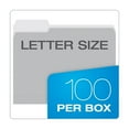 thumbnail image 6 of Pendaflex 4210 1/3 GRA 1/3-Cut Assorted Tabs Interior Letter File Folders - Gray (100/Box), 6 of 6
