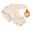 Apricot, variant on LYMAYTER Kids Unisex Fleece Outfit 2PCS Toddler Warm Solid Color Long Sleeve T-Shirt Tops Jogging Shorts Set for 1-14 Y