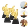 thumbnail image 3 of Miangastore Durable Plastic Kids Trophy for Competitions and Awards Multi Color 4 Pieces, 3 of 9