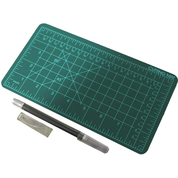 Cutting Mat and Hobby Blade Set with Replacement Blades