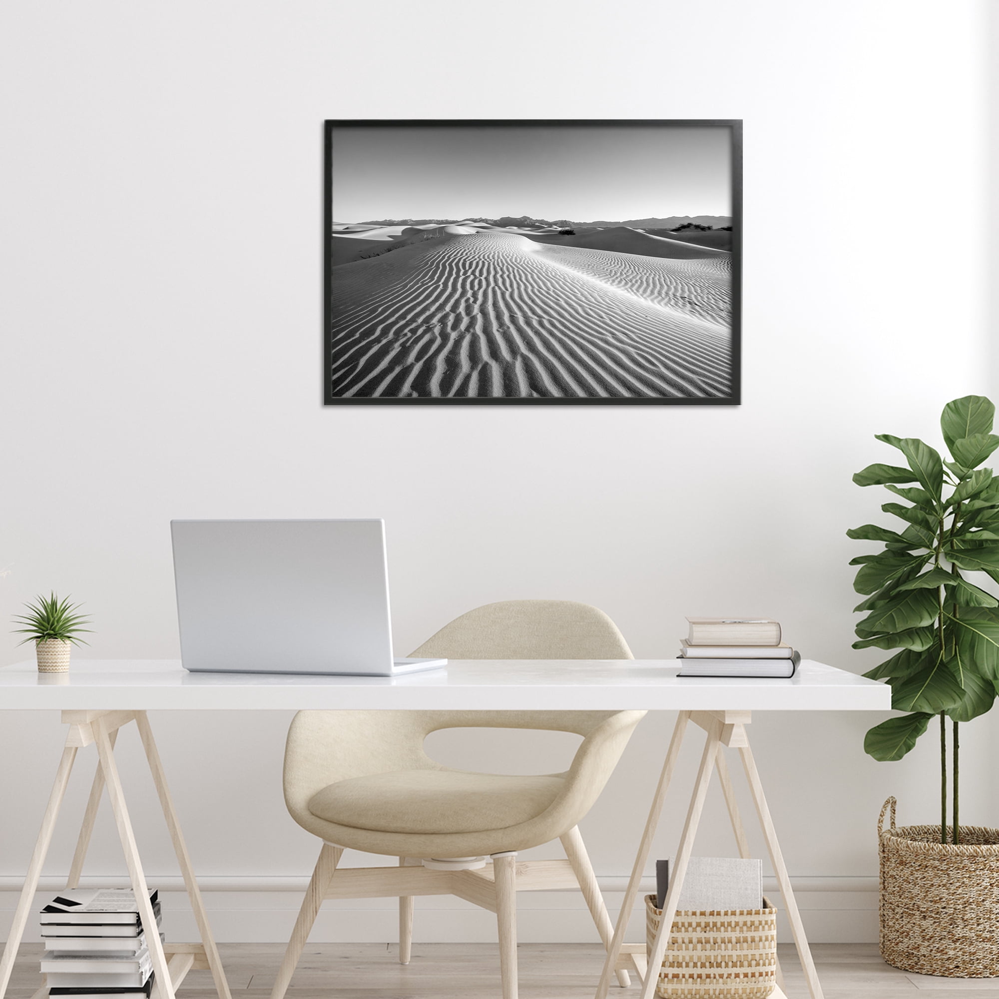 Stupell Industries Sand Waves In The Distance Black Framed Giclee Art, design by Jon Evan