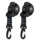 thumbnail image 1 of Suction Cup Shower Hook Outdoor Travel Bathroom Bedroom Blue Abs Hanging 2Pcs, 1 of 5