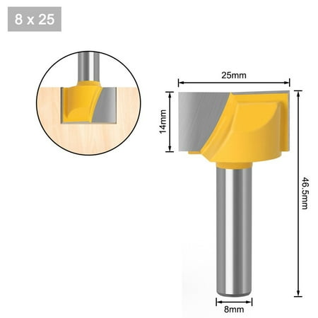 

8mm Cleaning bottom Engraving Bit Router bit Woodworking CNC milling cutter
