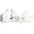 thumbnail image 2 of AYYUFE 6Pcs Simulation Penguins Polar Bear Snowy Owl Dolphin Wolf Model Figurine Toy, 2 of 6