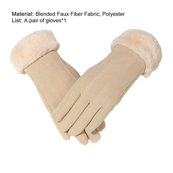 Limei Trendy Women Gloves Cold Resistant for Shopping Sweet