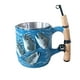 thumbnail image 4 of Taza de café de pesca, taza de jugo, de leche, bebidas calientes o frías, de té de moda de 101-200 ml para vacaciones, restaurante, cocina, uso diario, 4 of 8