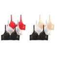 thumbnail image 1 of (2-Pack) Rinsvye Women Underwire Bra Set Design Full Support Available Daily Wear Able Look Material, 1 of 3