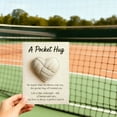 thumbnail image 6 of Desktop Ornament for Home |Volleyball Themed Heart Shape Ornament with Inspirational Card|Handmade Encouragement for Players Coaches Teams Lovers, 6 of 6