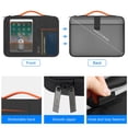 thumbnail image 3 of Sac pour Ordinateur Portable, Housse pour Ordinateur Portable Tout Autour, Conception de Protection à Quatre Couches, Fonction Imperméable, Espace de Rangement Multifonction, Compatible avec MacBook Air/Pro, pour Portable 13/14/15 Pouces, Surface Ordinateur Portable, Dell, 3 of 8