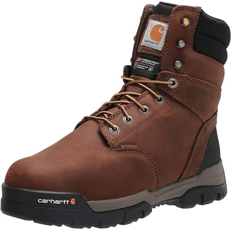 Carhartt Mens Ground Force " Waterproof Insulated Soft Toe Boot CME Construction, Bison Brown Oil TAN,