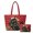 Christmas Black Cat Print, variant on SEANATIVE Winter Penguin Snowflake Top Handle Shoulder Bag, Polyester Women's Shoulder Bag Set Portable Sturdy Women's Quilted Bag for Party