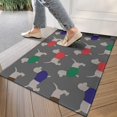 thumbnail image 4 of Dachshund Footprint Door Rugs,Washable Non Slip Door Mats Indoor,Decorative Door Mats,Entry Mat Indoor for Entrance,Bedroom,Kitchen,Bathroom,17"x30", 4 of 6