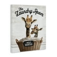 thumbnail image 3 of Stupell Industries Help Wanted Laundry Room Giraffes Quotes and Sayings Painting Wrapped Canvas Canvas Art Print Wall Art, 24 x 30, 3 of 7