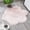Pink, variant on Luxurious Faux Sheepskin Rug 60x60cm, ZzCityTK Non-Slip Soft Plush Area Rug for Bedroom, Cozy Warm Floor Mat Carpet for Winter Home Decor, Pink