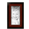 thumbnail image 2 of ArtToFrames 4" x 8" Honors Mahogany with Black Picture Frame, 4x8 inch Brown Wood Poster Frame (WOM-5154), 2 of 7