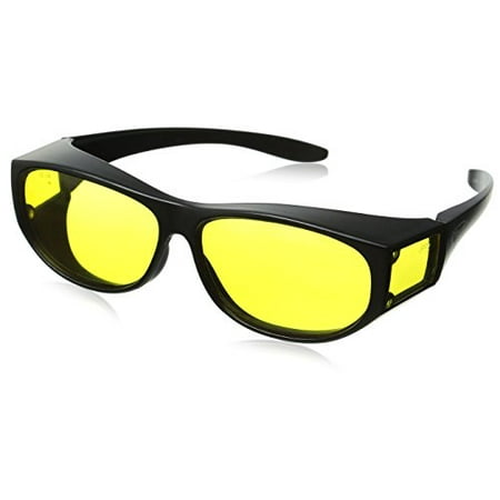 Escort Safety Glasses Fits Over Most Prescription Eyewear Yellow Lenses
