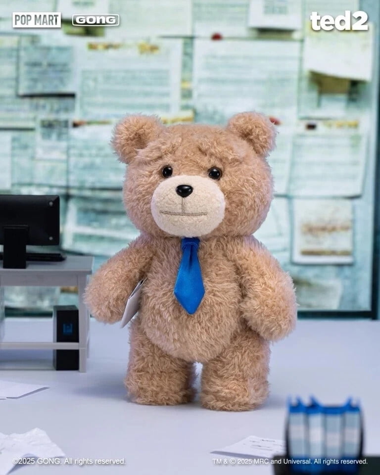 US Seller Pop Mart Ted2 Teddy Bear Action Plush Pendant Assortment Box