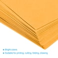 thumbnail image 4 of Uxcell Colored Copy Paper 8.3 x 11.7 inch 75gsm Fluorescent Orange 25 Sheets, 4 of 6
