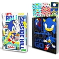 thumbnail image 1 of Sonic Notebook for School: el paquete de carpetas Sonic con bolsillos incluye Sonic Composition Notebook y Sonic Folders, además de pegatinas y colgador de puerta | Sonic School Supplies, 1 of 5