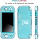 thumbnail image 3 of Funda protectora para Nintendo Switch Lite, carcasa rígida de PC de primera calidad, absorción de impactos, antiarañazos, compatible con Nintendo Lite con 4 tapas de agarre para el pulgar, 3 of 7