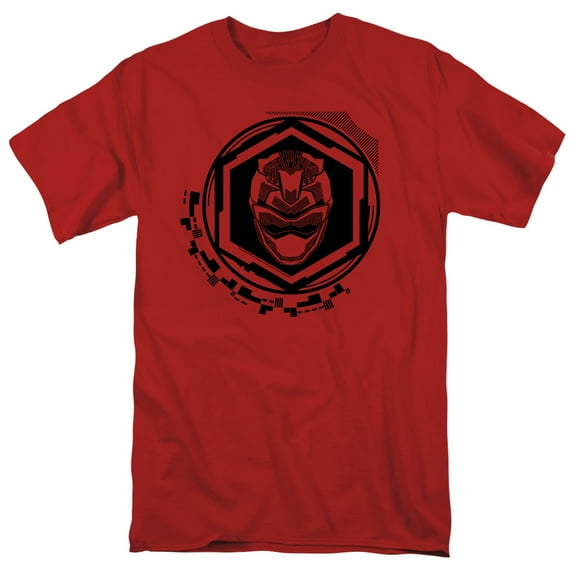 Power Rangers Red Ranger Adult 18/1 T-Shirt Red