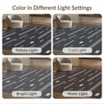 thumbnail image 7 of ODIKA 4'x6' White Dark Charcoal Geometric Lines Washable Area Rug Dynamic Abstract Pattern Design for Dorm Room, Small Living Stain Resistant Low Profile, Easy Care, 7 of 7