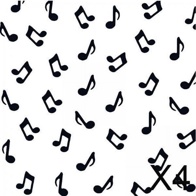 4 Recortes De Confeti Musical Con Forma De Clave De Sol Para Decoración De Fiestas De Música Y Cumpleaños