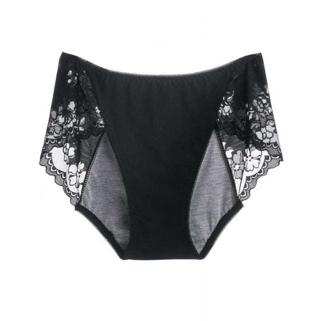 Period Underwear Menstrual Postpartum Panties Lace Hipsters 1